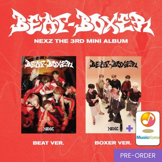 {PRE-ORDER} NEXZ - 3rd Mini Album [Beat-Boxer] (Standard Ver.) + MusicKorea Photocard